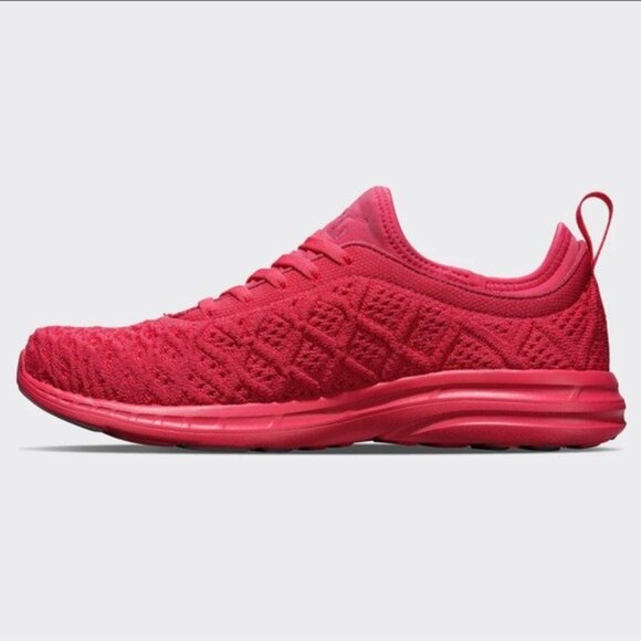 APL Techloom Phantom Womens Sneakers 8 Paprika Running Stretch Textile - Picture 1 of 8